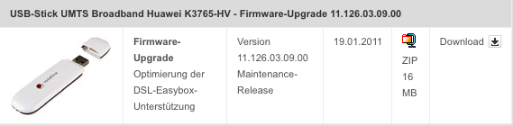 vodafone huawei k3765 firmware update